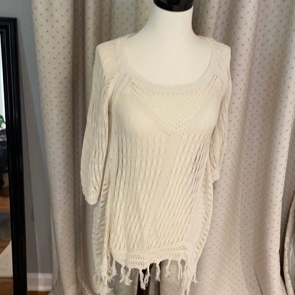 Anthropologie Angel of the North sweater